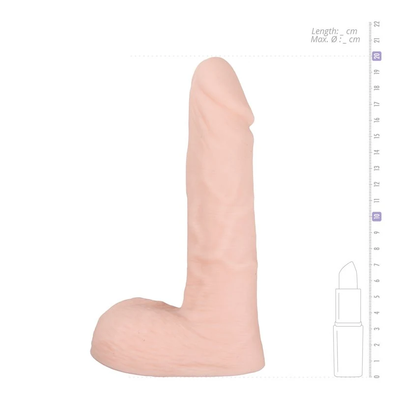 Hautfarbener Mr. Limpy Penis, faltbar und nicht für Penetration geeignet