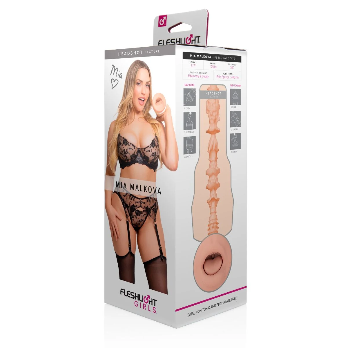 Fleshlight Girls Mia Malkova Headshot Masturbator als Produktansicht
