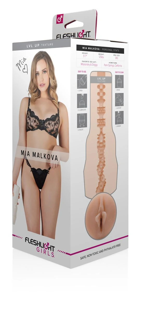 Fleshlight Mia Malkova LVL UP für wasserbasiertes Gleitmittel