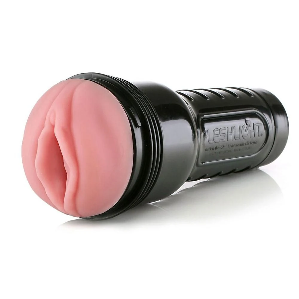 Rosa Sleeve der Fleshlight Pink Lady Mini Lotus mit detailreicher Vaginalöffnung