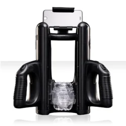 Fleshlight Quickshot Launch Black automatisiertes Gerät für Quickshot Toys in Schwarz