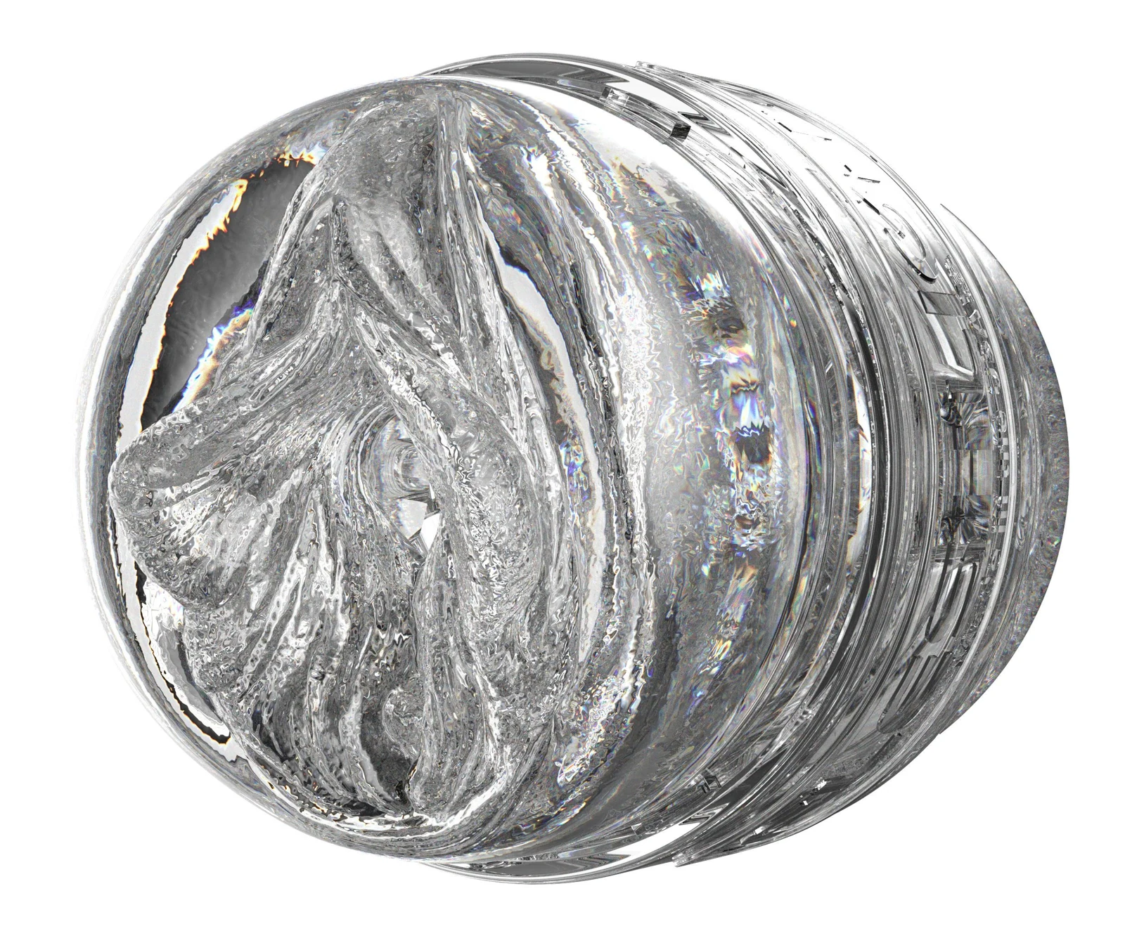 Transparenter Masturbator von Fleshlight mit 112 mm Länge