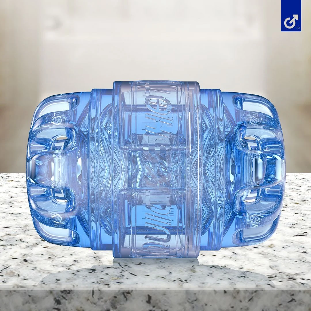 Quickshot Turbo Blau für Penis-Stimulation mit Saugeffekt