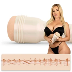 Fleshlight Savannah Bond SuperSkin Masturbator mit diskretem Gehäuse