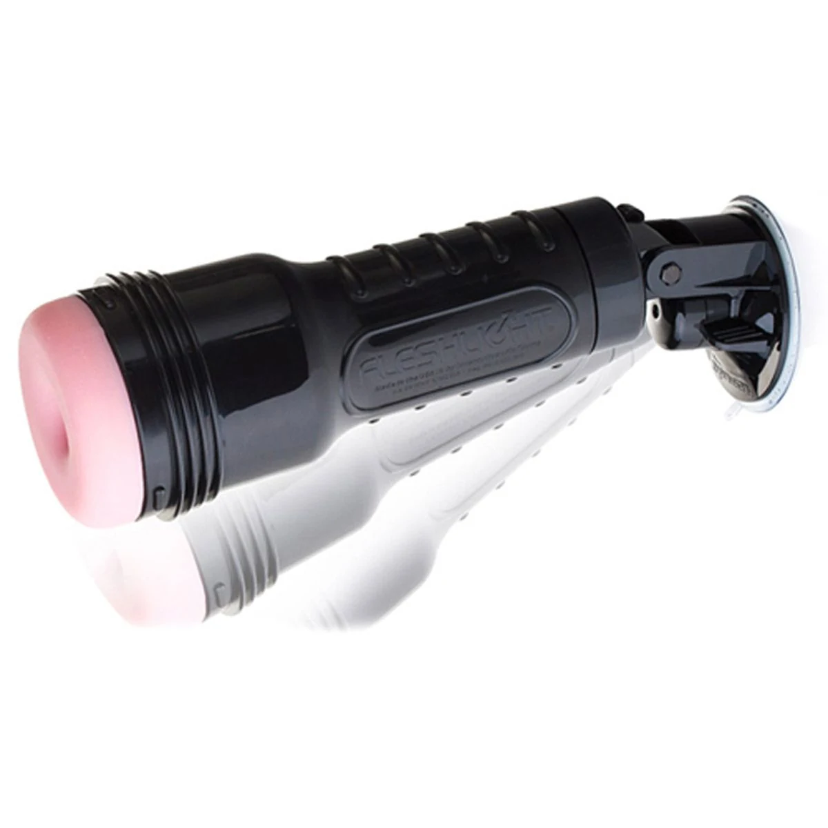 Schwarze Fleshlight Shower Mount Duschhalterung für freihändige Nutzung