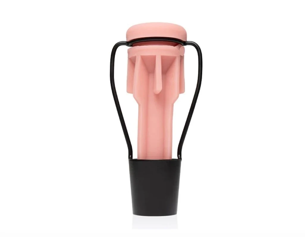 Schwarzer Fleshlight Stand Dry zur Aufstellung auf glatten, ebenen Flächen