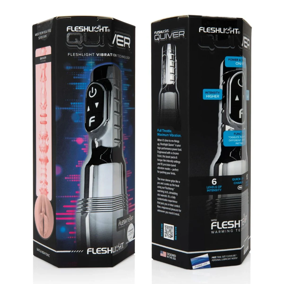 Fleshlight Stroker mit Wärmefunktion und realistischer Innenstruktur