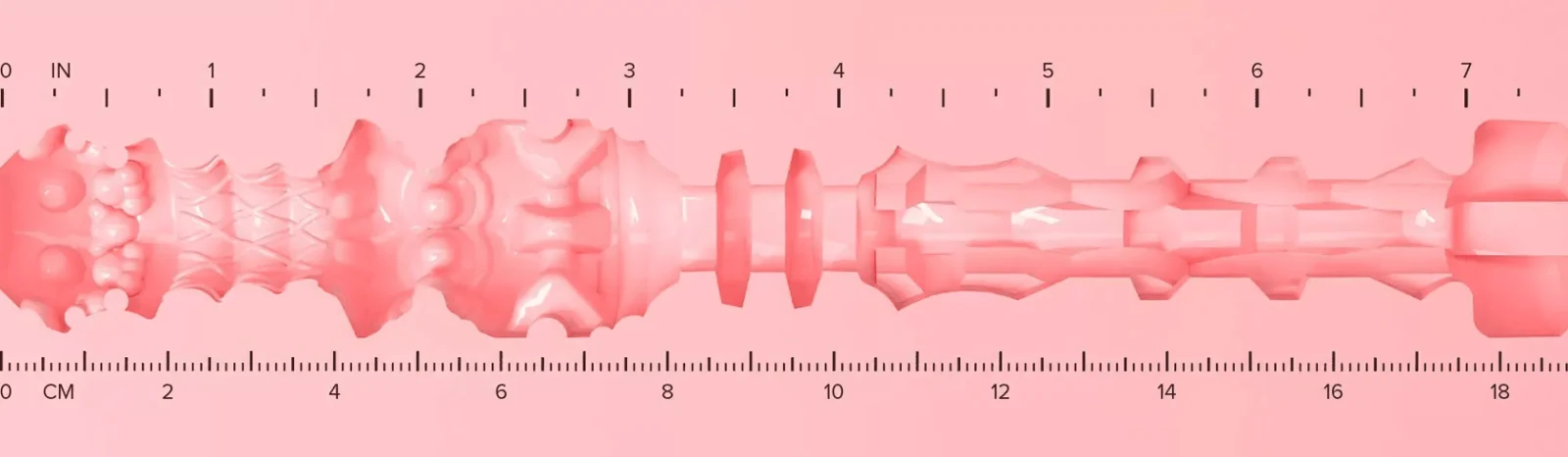 Vibrierender Fleshlight Stroker mit Doppelmotor und Wärmefunktion