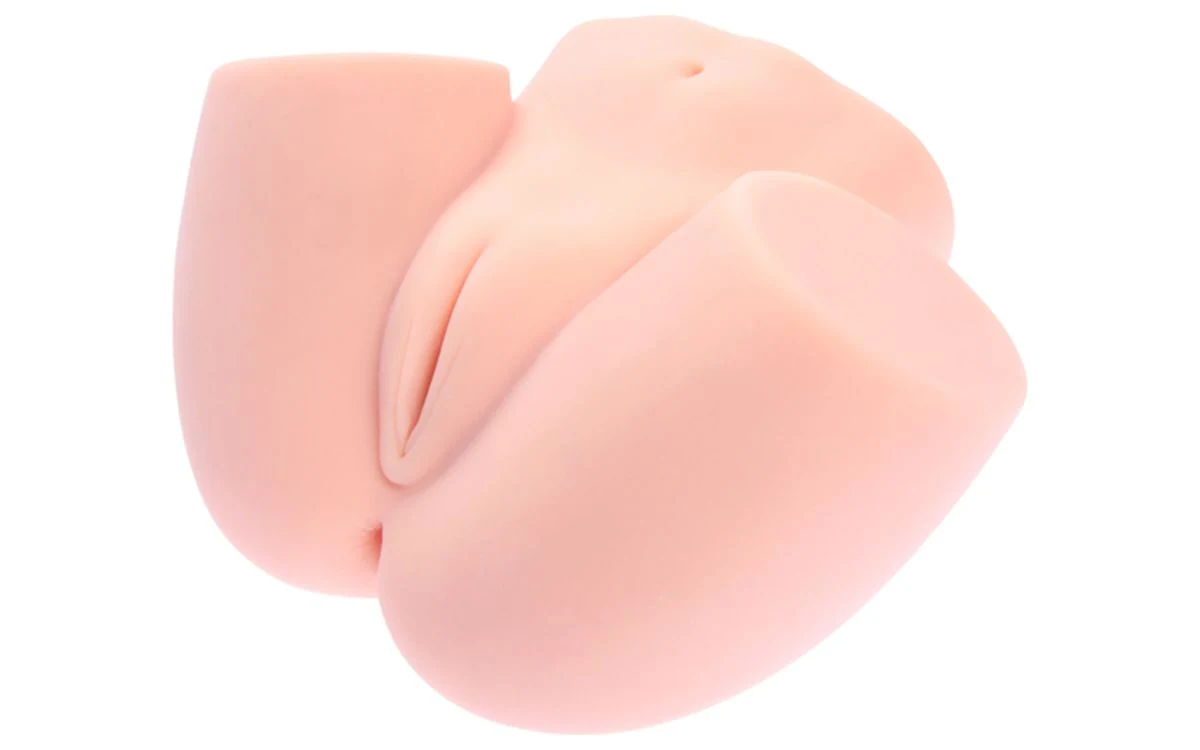 Sally Masturbator in Handgröße mit geripptem und genopptem Innenkanal