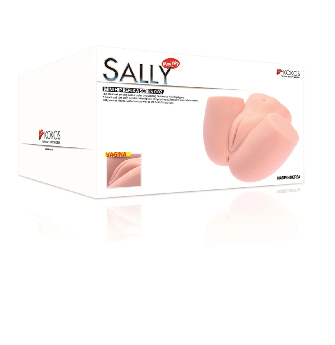 Wasserfester Sally Masturbator von Kokos mit weichem, biegsamem Design