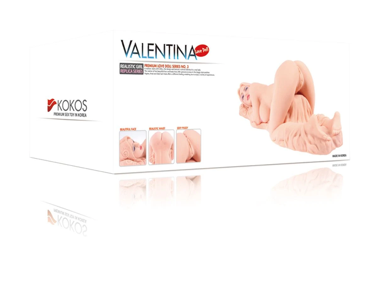 Kokos Valentina Masturbator in 520 mm Länge, 230 mm Breite und 200 mm Höhe