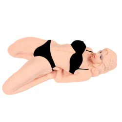 Veronia Masturbator von Kokos in Beige mit realistischer Optik und provokativer Pose